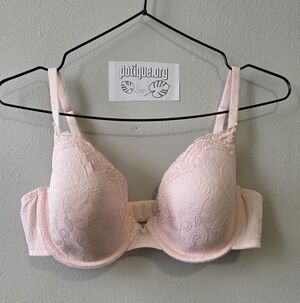 Gilligan & O'Malley Soft Pink Lace Bra
